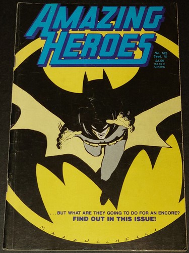 Amazing heroes 102 settembre - amazing,