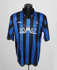ATALANTA 19 VALENTINI MATCH-WORN MAGLIA INDOSSATA SCAMBIATA Vs.CAGLIARI 14/04/96