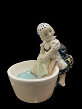 Ceramica Lenci Essevi piccola lavandaia