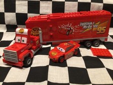 LEGO 8486 Disney Cars 2 Camion della Squadra di Mack Set Ritirato Saetta McQueen LEGGI