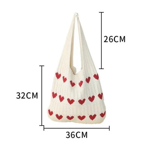 Borsa donna maglia tote bag - maglia,