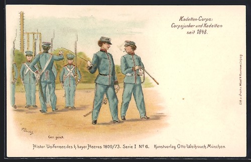 Litografia kadetten corps - litografia, kadetten-corps