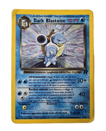 Pokemon dark blastoise - dark, rara