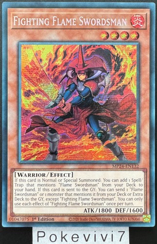 Carte fighting flame - yu-gi-oh!,