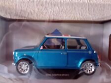 Solido Mini Cooper Sport 1997 Échelle 1:18 Voiture Miniature - Fisherman Blue...