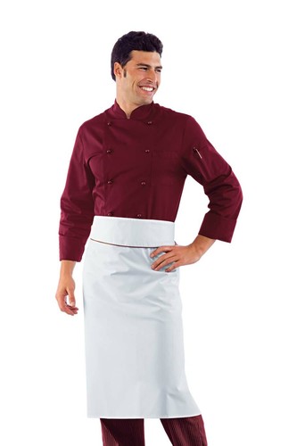 Giacca cuoco bordeaux - giacca,