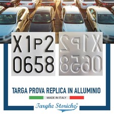 Targa Prova Replica | Qualità