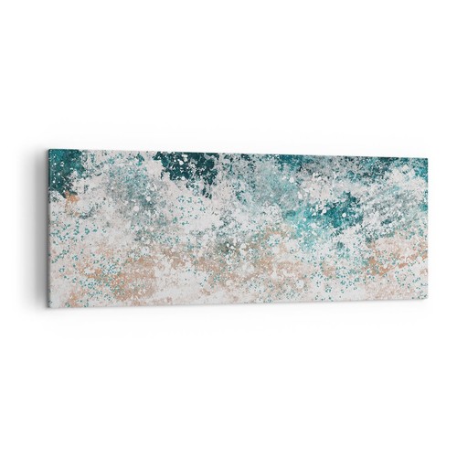 Quadro tela 140x50cm acqua - tela,