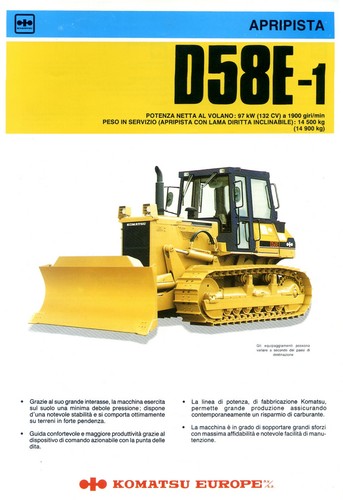 Komatsu europe apripista - komatsu,