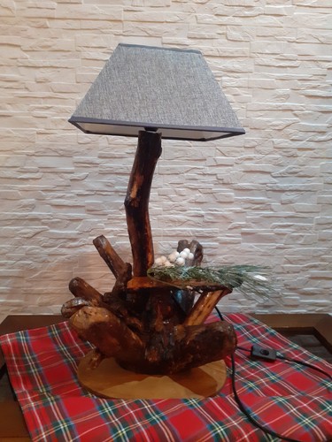 Lampada legno mare - lampada, in