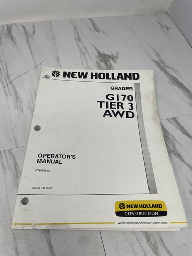 New holland g170 tier - holland,