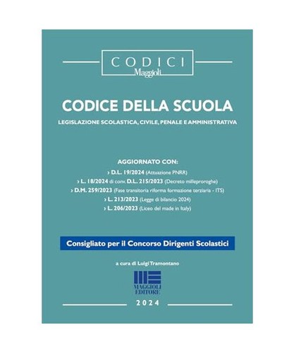 Codice della scuola - codice,
