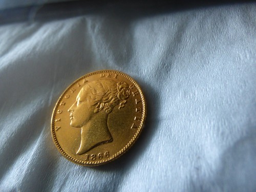 1866 scudo retro oro pieno - 1866,