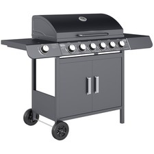 Outsunny Barbecue a Gas 6+1