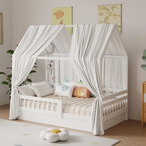 Ciel lit mousseline avec - en,