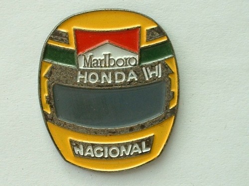 Pin casque senna honda - ,
