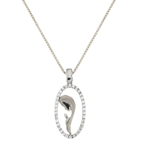 Collana con madonna - , sagomata