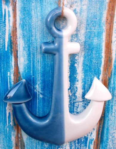 Ancora ceramica smaltata - ancora, in