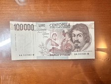 BANCONOTA LIRE 100000