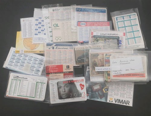 Lotto calendarietti tascabili - lotto,
