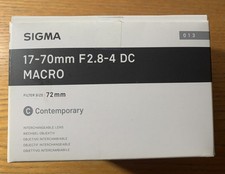 Sigma 17-70mm F/2.8-4 DC macro