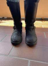 Stivali donna Stelio Malori usati pelle nero num.38 ottimo stato