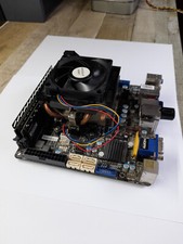 lotto materiale informatico schede madri alimentatori schede video e cavi vari