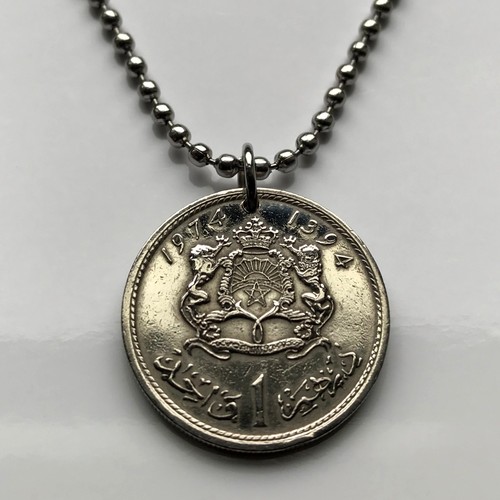 Ciondolo moneta dirham marocco - moneta,