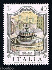 ITALIA UN FRANCOBOLLO FONTANA