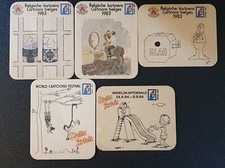 Serie Parziali Sottobicchieri Birra Stella Artois "Tennis E Cartoon Festival"