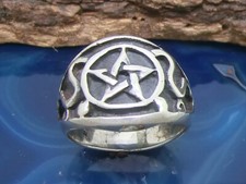 Pentagramma anello 925 argento - 925,