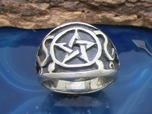 Pentagramma anello 925 - anello,