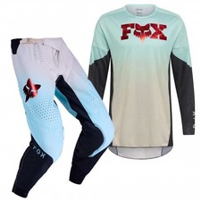 FOX (2026) MX Maglia e Pantaloni Kit Offerta - 360 DRIP (Turchese/Bianco/Nero M/32")