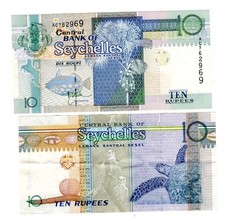 Seychelles Billet 10 RUPEES ND