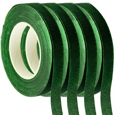 Nastro Fiorista Verde, 4 Nastri Floreali a Stelo per Fioristi Floral Tapes Nastr