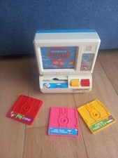 Raro Vintage Giocattolo tv pc Kiddle Play Vcr Music Mate Vogue-star