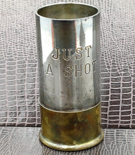 JUST A SHOT - CARTUCCIA FUCILE SILVER PLATE -  BRIDALANE ITALY  - VINTAGE