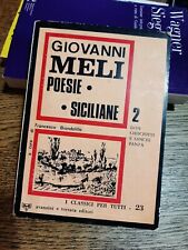Giovanni Meli, Poesie