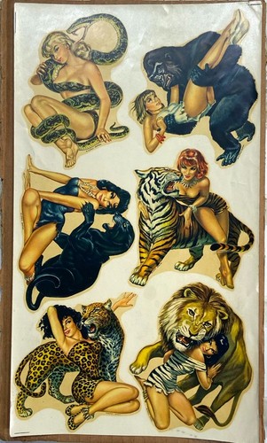Decalcomanie pinup vintage