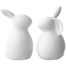  2 Pcs Semplici Statuine Di