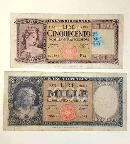 500 lire italia 10 - italia,