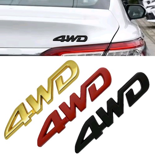 4wd logo metallo - 1x,
