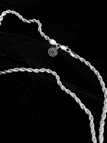 Catena corda oro bianco - corda,