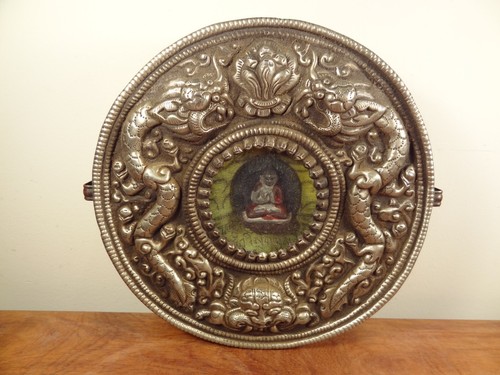 Old tibetan silver - lg, box