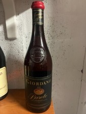 VINO GIORDANO BAROLO ANNATA 1983 ROSSO SIGILLATA DA COLLEZIONE PRIVATA