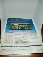 ICOM IC-R7000 BROCHURE ORIGINALE RADIO HF 