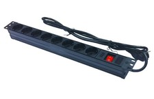 Regleta 8 enchufes + interruptor 19RE-01U-8P Bitel