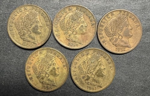Monete perù centavo lotto - centavo,