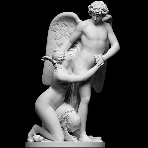 Statua scultura amore - amore, e