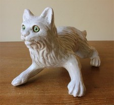 Statuina gatto in terracotta